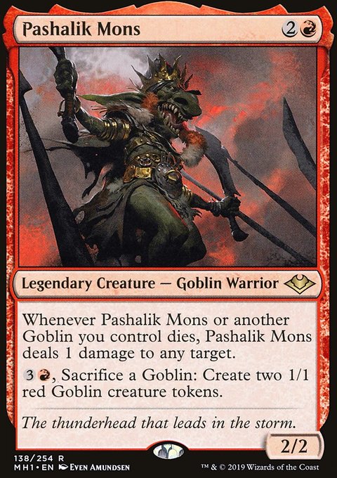 Pashalik Mons, Modern Horizons #138, Magic: The Gathering card
