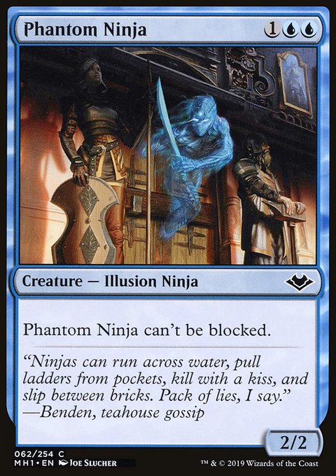 Phantom Ninja, Modern Horizons #62, Magic: The Gathering card