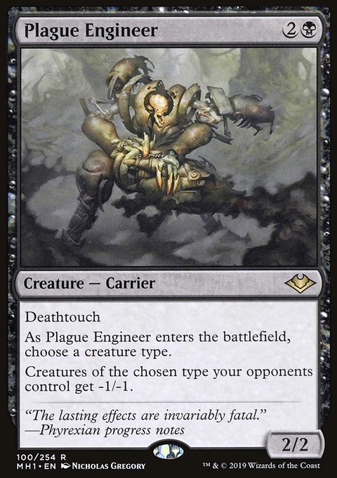 Plague Engineer, Modern Horizons #100, Magic: The Gathering card