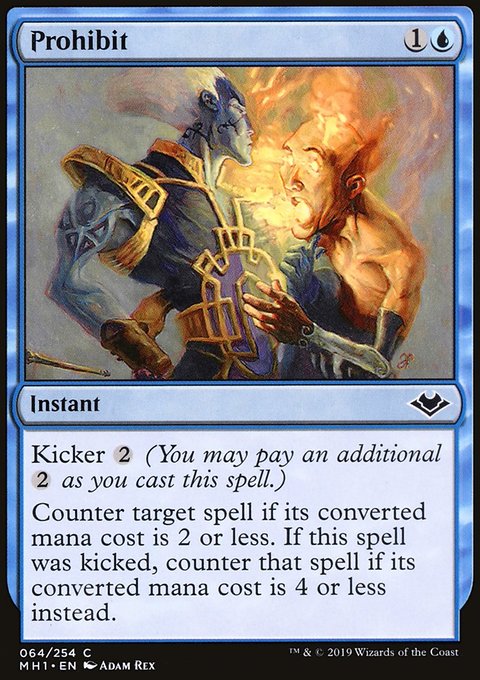 Prohibit, Modern Horizons #64, Magic: The Gathering card