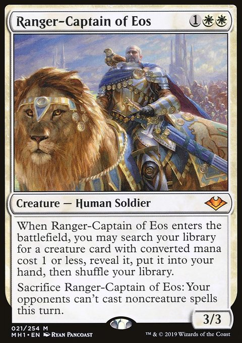 Ranger-Captain of Eos, Modern Horizons #21, Magic: The Gathering card