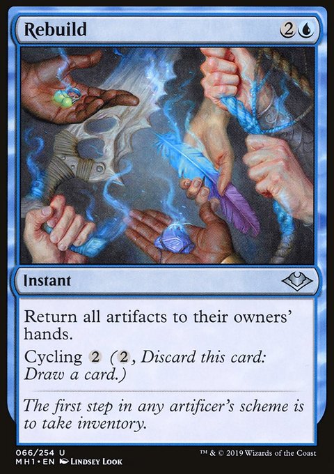 Rebuild, Modern Horizons #66, Magic: The Gathering card