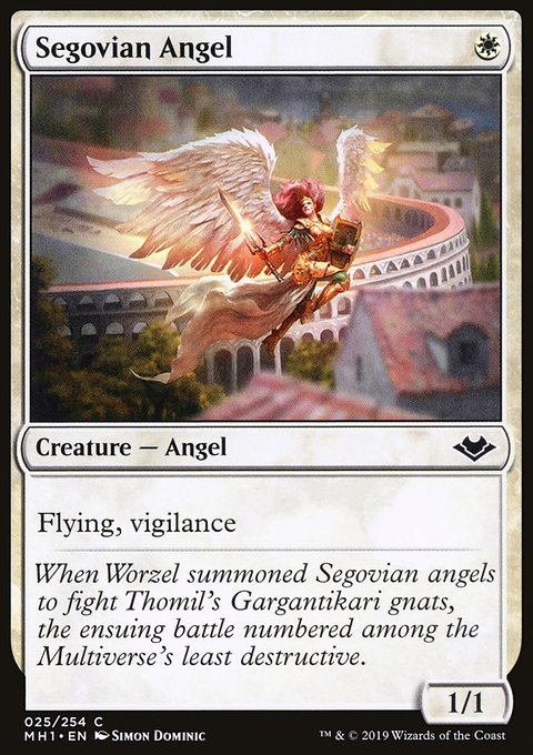 Segovian Angel, Modern Horizons #25, Magic: The Gathering card