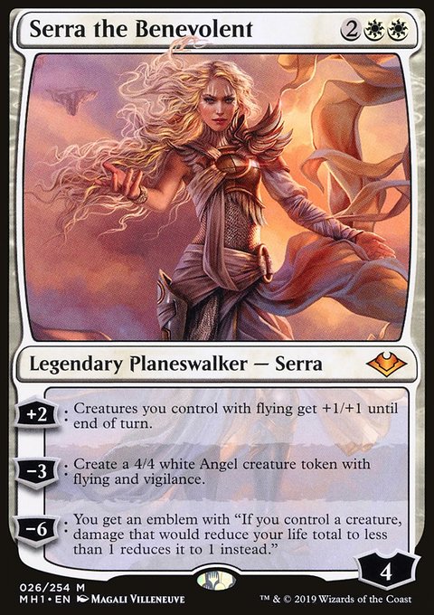 Serra the Benevolent, Modern Horizons #26, Magic: The Gathering card