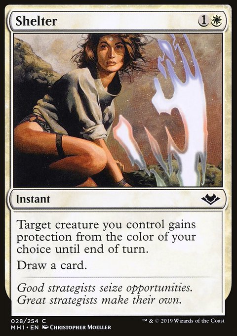 Shelter, Modern Horizons #28, Magic: The Gathering card
