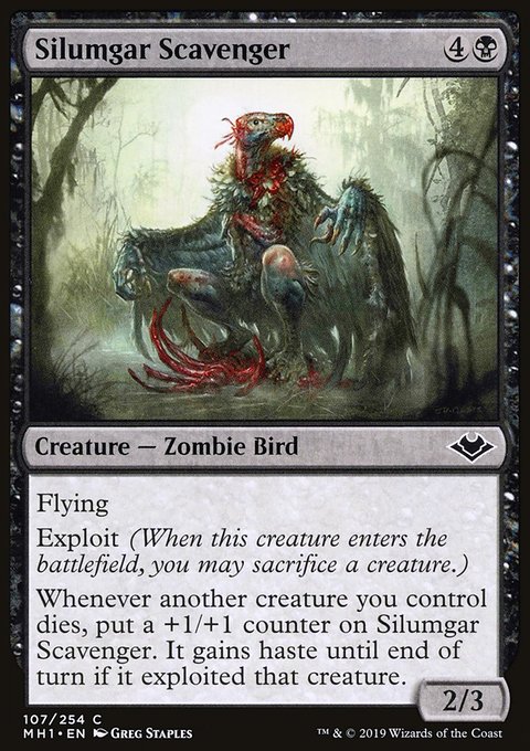 Silumgar Scavenger, Modern Horizons #107, Magic: The Gathering card