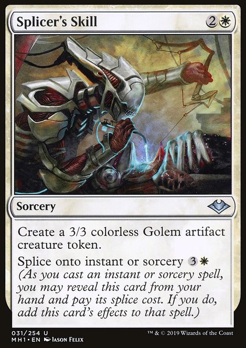 Splicer's Skill, Modern Horizons #31, Magic: The Gathering card