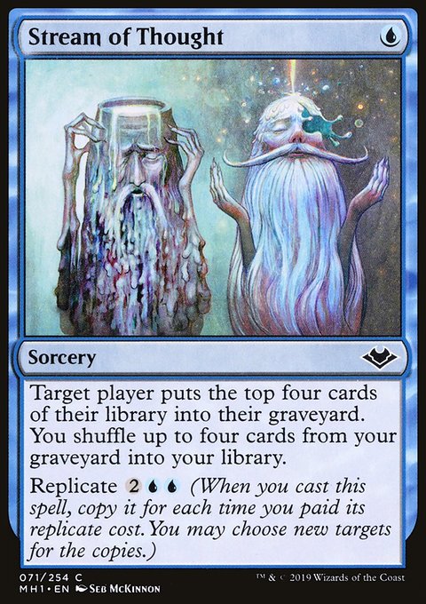 Stream of Thought, Modern Horizons #71, Magic: The Gathering card