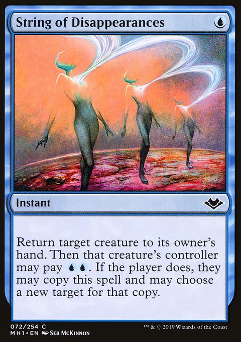 String of Disappearances, Modern Horizons #72, Magic: The Gathering card