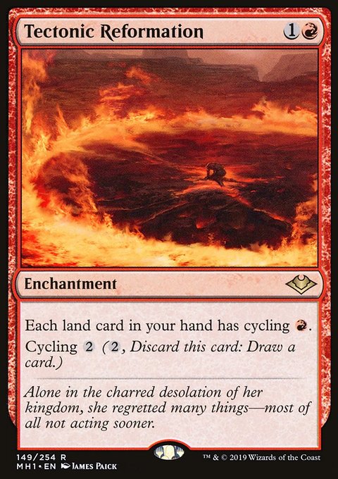 Tectonic Reformation, Modern Horizons #149, Magic: The Gathering card