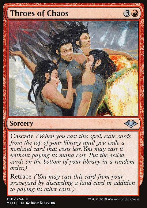 Throes of Chaos, Modern Horizons #150, Magic: The Gathering card