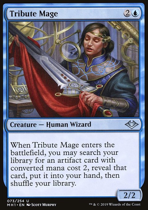 Tribute Mage, Modern Horizons #73, Magic: The Gathering card