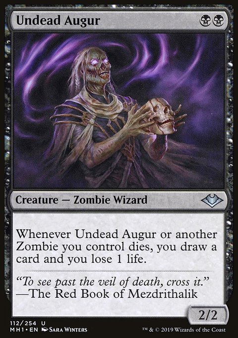 Undead Augur, Modern Horizons #112, Magic: The Gathering card