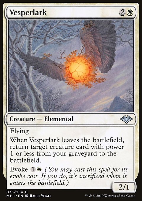 Vesperlark, Modern Horizons #35, Magic: The Gathering card