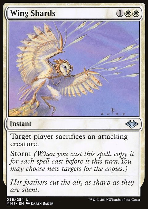Wing Shards, Modern Horizons #38, Magic: The Gathering card