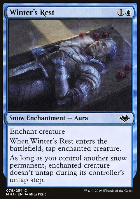 Winter's Rest, Modern Horizons #78, Magic: The Gathering card