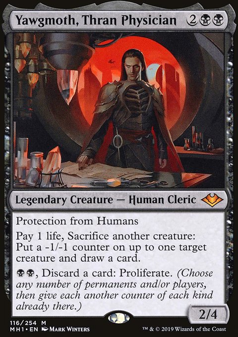 Yawgmoth, Thran Physician, Modern Horizons #116, Magic: The Gathering card