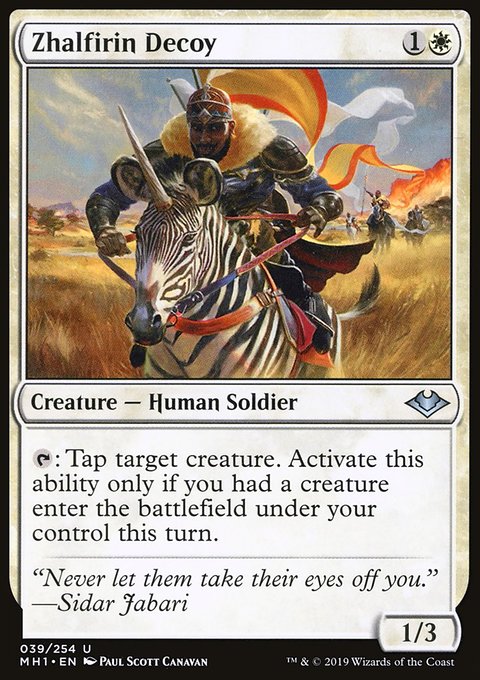 Zhalfirin Decoy, Modern Horizons #39, Magic: The Gathering card