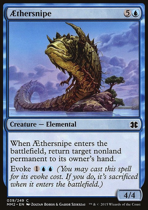 Aethersnipe, Modern Masters 2015 #39, Magic: The Gathering card