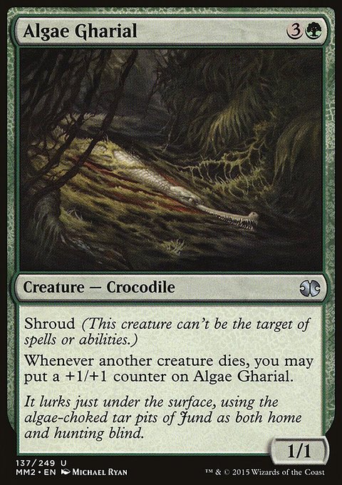 Algae Gharial, Modern Masters 2015 #137, Magic: The Gathering card