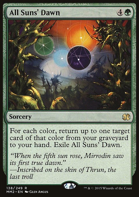 All Suns' Dawn, Modern Masters 2015 #138, Magic: The Gathering card