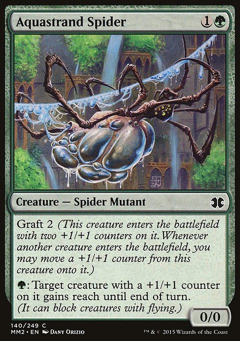 Aquastrand Spider, Modern Masters 2015 #140, Magic: The Gathering card