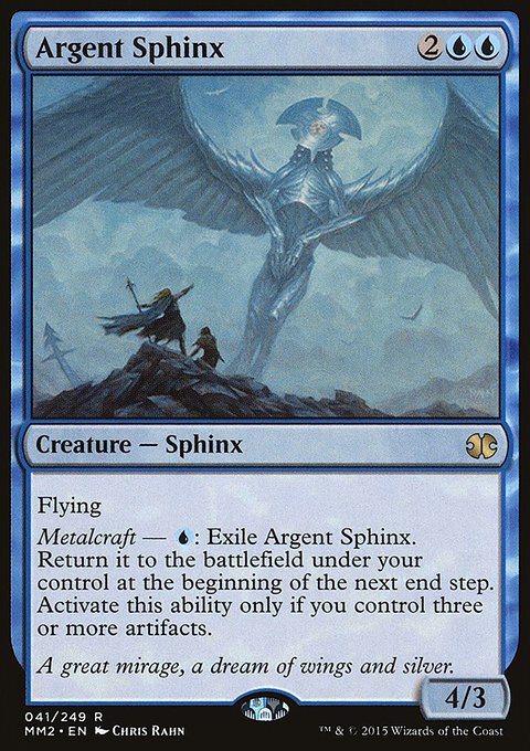 Argent Sphinx, Modern Masters 2015 #41, Magic: The Gathering card