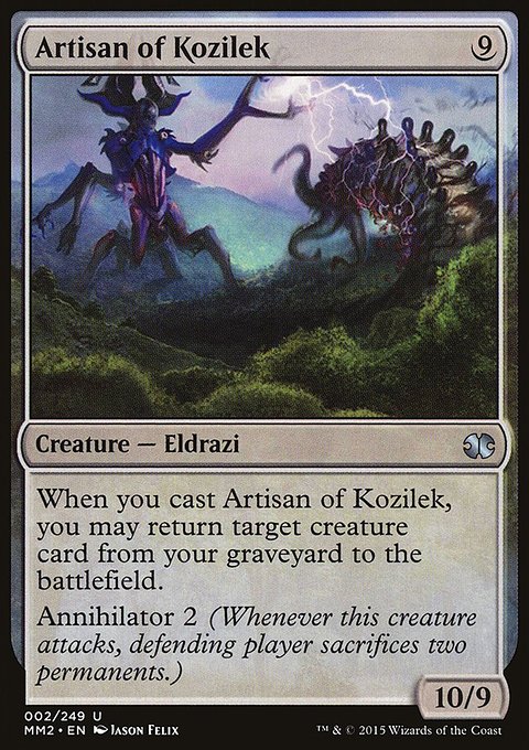 Artisan of Kozilek, Modern Masters 2015 #2, Magic: The Gathering card