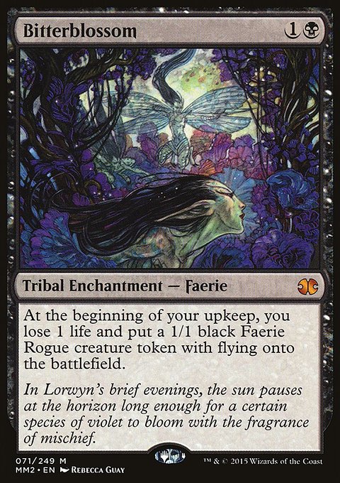 Bitterblossom, Modern Masters 2015 #71, Magic: The Gathering card