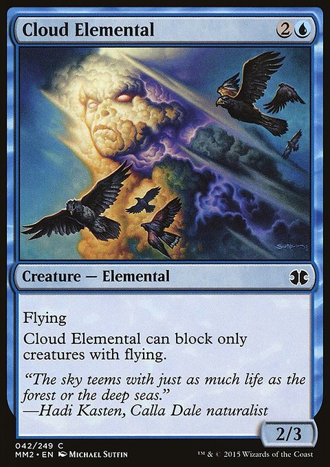 Cloud Elemental, Modern Masters 2015 #42, Magic: The Gathering card
