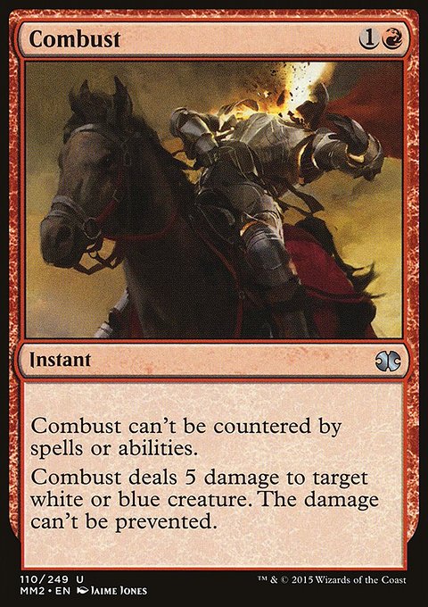 Combust, Modern Masters 2015 #110, Magic: The Gathering card