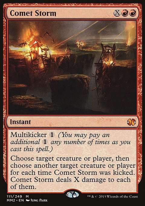 Comet Storm, Modern Masters 2015 #111, Magic: The Gathering card