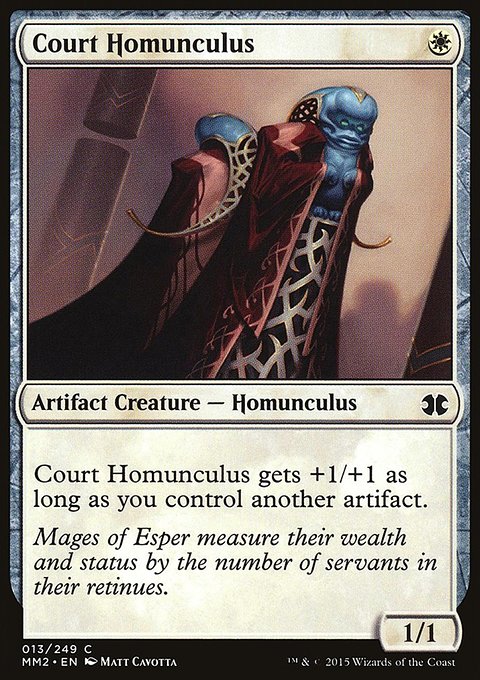 Court Homunculus, Modern Masters 2015 #13, Magic: The Gathering card