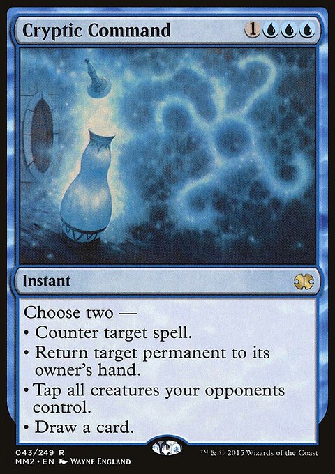 Cryptic Command, Modern Masters 2015 #43, Magic: The Gathering card