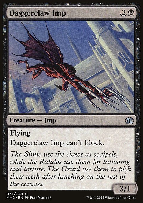 Daggerclaw Imp, Modern Masters 2015 #74, Magic: The Gathering card