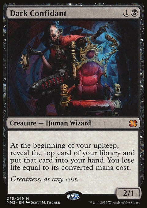 Dark Confidant, Modern Masters 2015 #75, Magic: The Gathering card