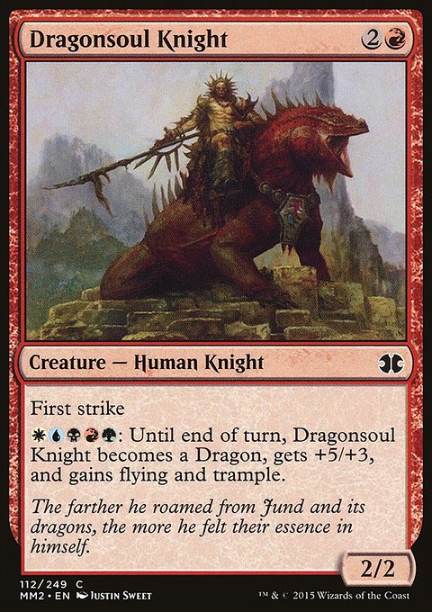 Dragonsoul Knight, Modern Masters 2015 #112, Magic: The Gathering card