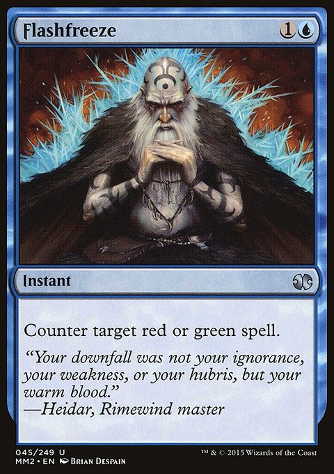 Flashfreeze, Modern Masters 2015 #45, Magic: The Gathering card