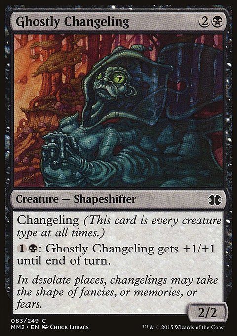 Ghostly Changeling, Modern Masters 2015 #83, Magic: The Gathering card