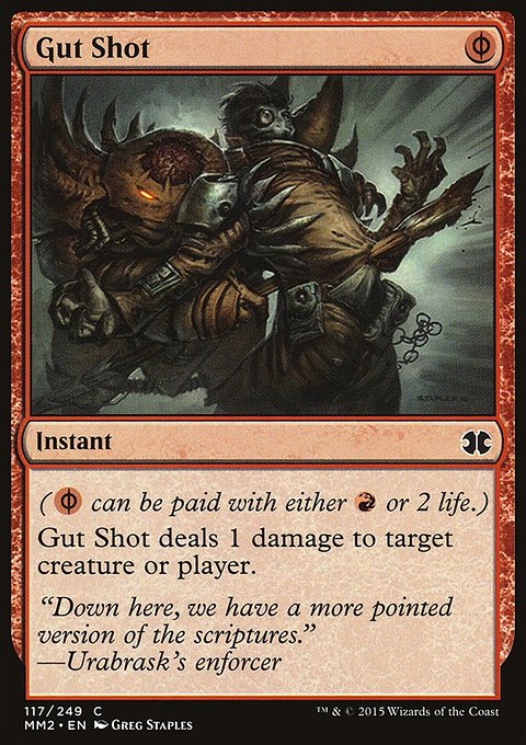 Gut Shot, Modern Masters 2015 #117, Magic: The Gathering card