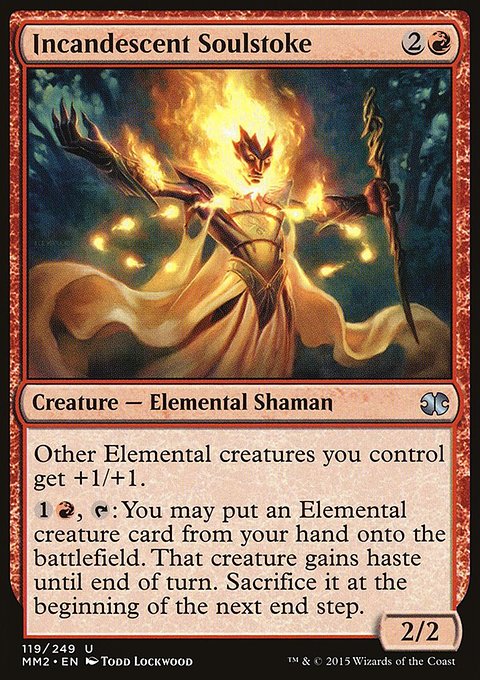 Incandescent Soulstoke, Modern Masters 2015 #119, Magic: The Gathering card