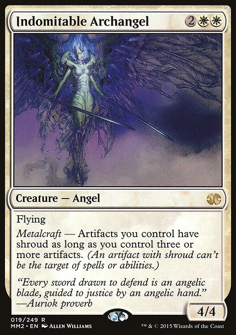 Indomitable Archangel, Modern Masters 2015 #19, Magic: The Gathering card