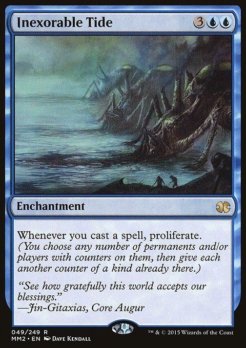 Inexorable Tide, Modern Masters 2015 #49, Magic: The Gathering card