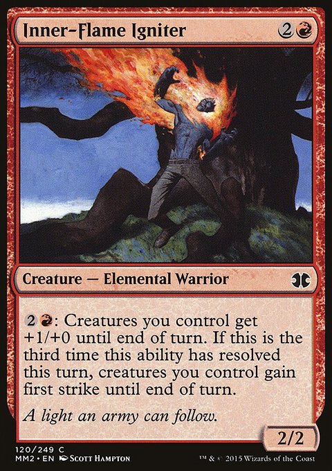 Inner-Flame Igniter, Modern Masters 2015 #120, Magic: The Gathering card