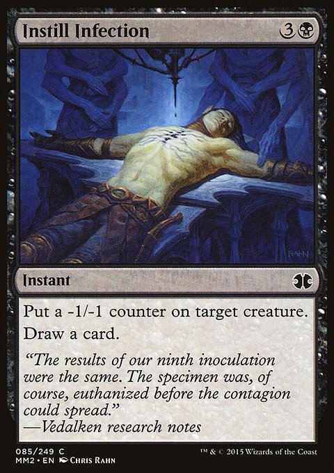 Instill Infection, Modern Masters 2015 #85, Magic: The Gathering card