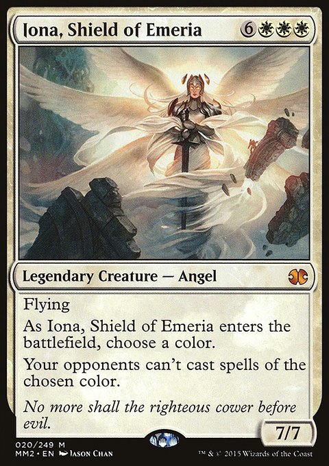 Iona, Shield of Emeria, Modern Masters 2015 #20, Magic: The Gathering card