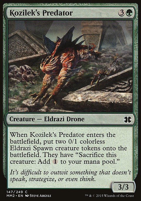 Kozilek's Predator, Modern Masters 2015 #147, Magic: The Gathering card