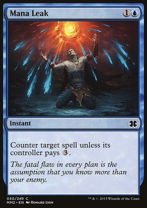 Mana Leak, Modern Masters 2015 #50, Magic: The Gathering card