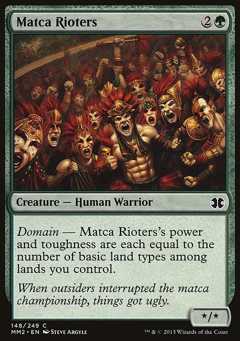Matca Rioters, Modern Masters 2015 #148, Magic: The Gathering card