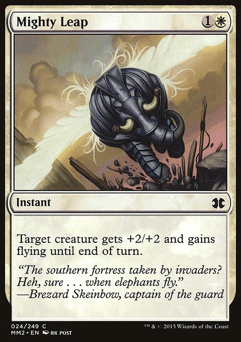 Mighty Leap, Modern Masters 2015 #24, Magic: The Gathering card
